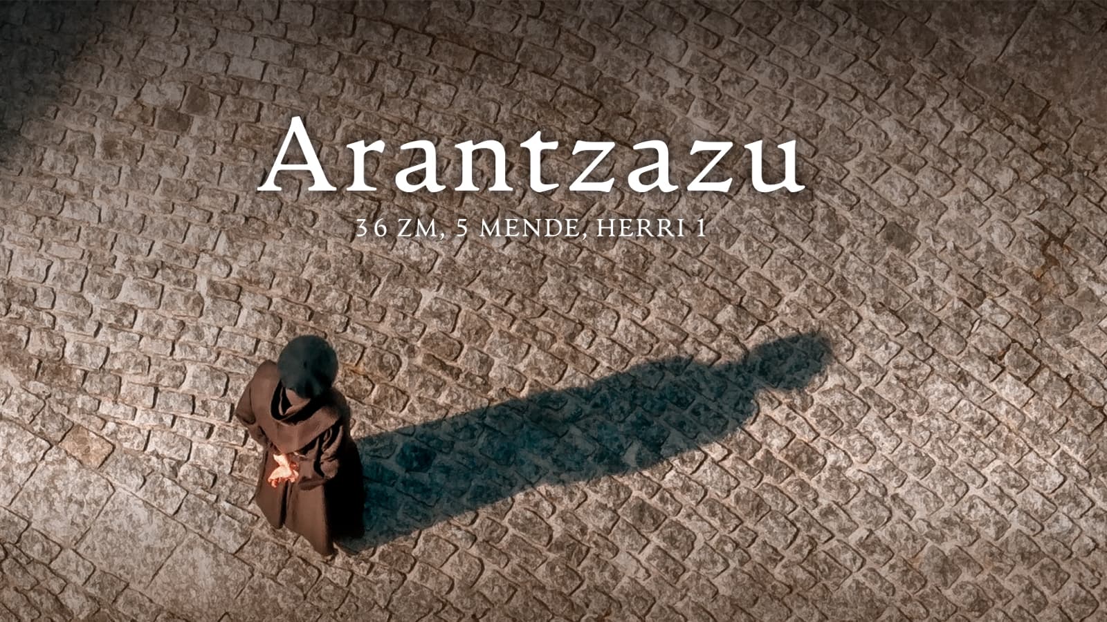 Arantzazu, 36 zm, 5 mende, herri 1