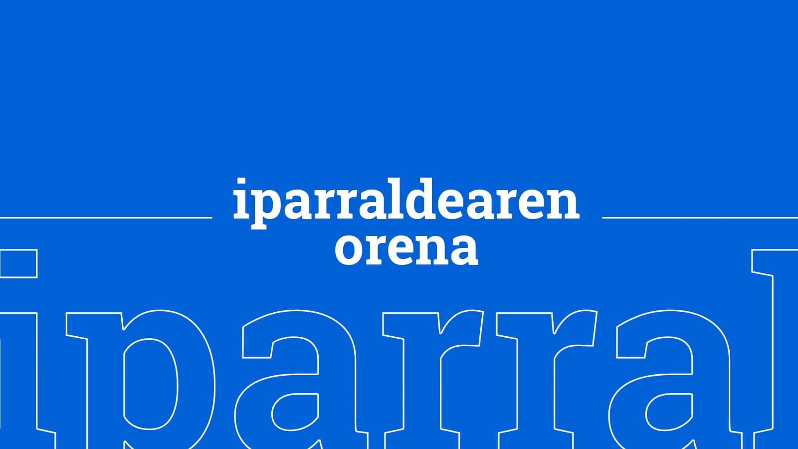 Iparraldearen orena