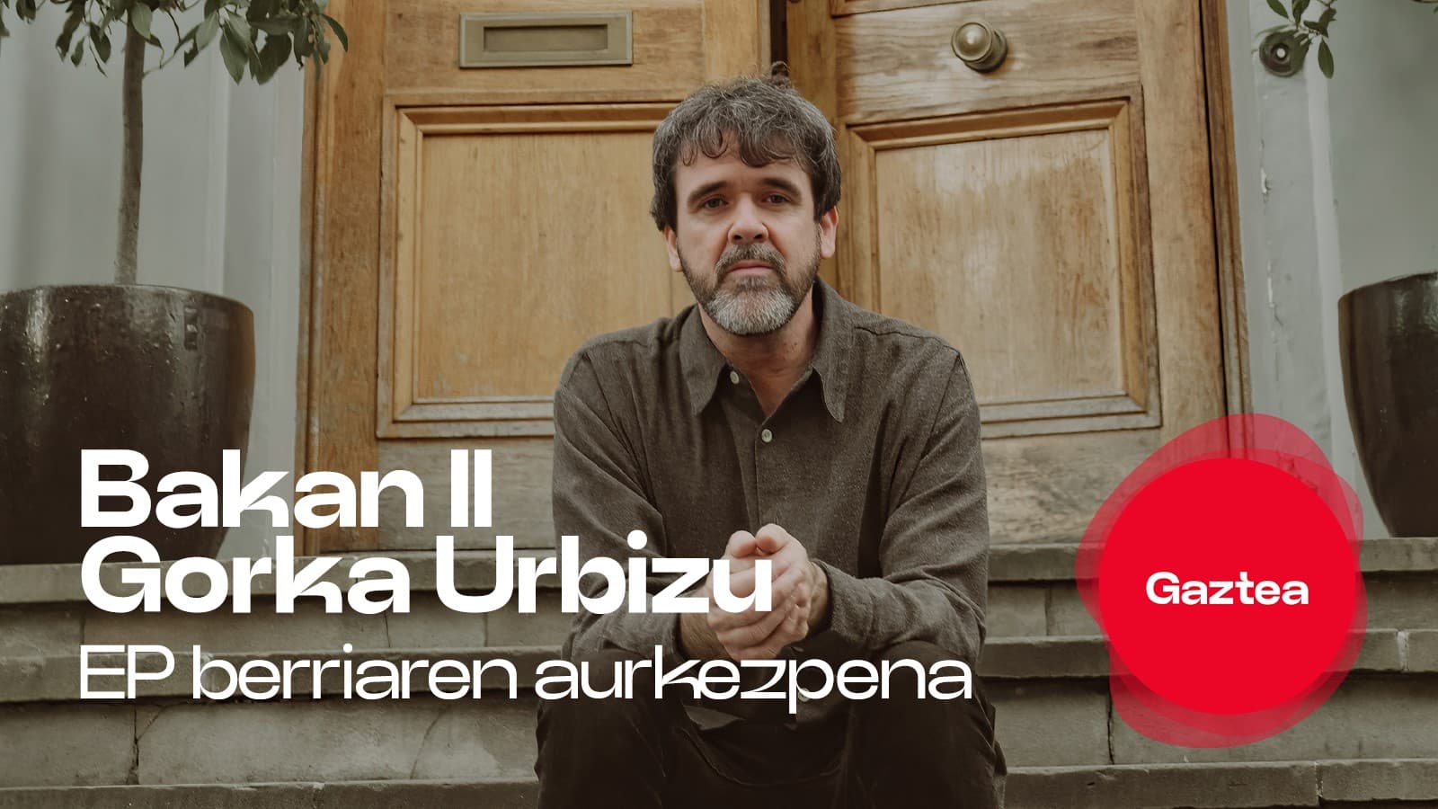 Gorka Urbizuren lan berriaren aurkezpen ekitaldia