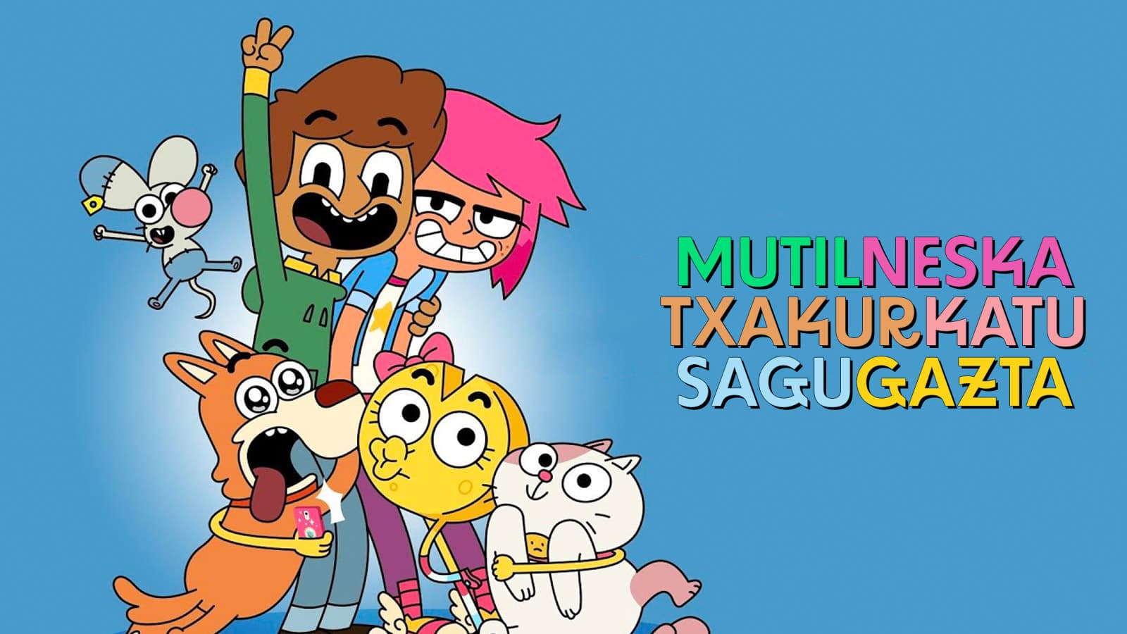 Mutil Neska Txakur Katu Sagu Gazta