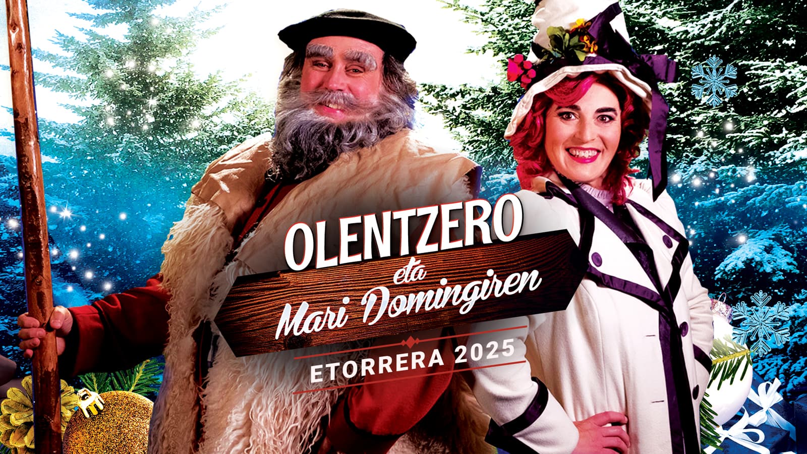 Olentzero eta Mari Domingiren etorrera 2025